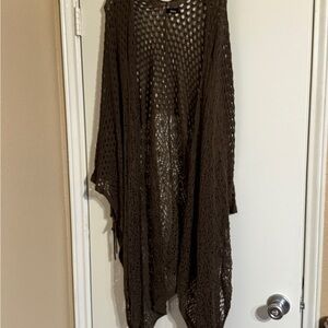 Torrid Brown Cozy Knit Shrug